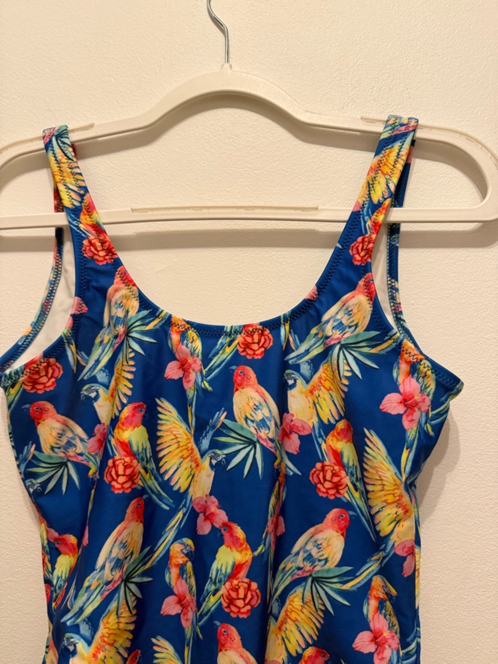 Chubbies Blue and White Tropical Swimsuit